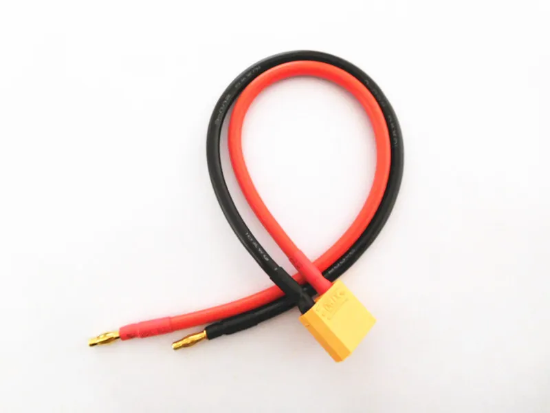 XT90 ультра зарядный кабель штекер типа папа 4 мм 10AWG провод Lipo аккумулятор для