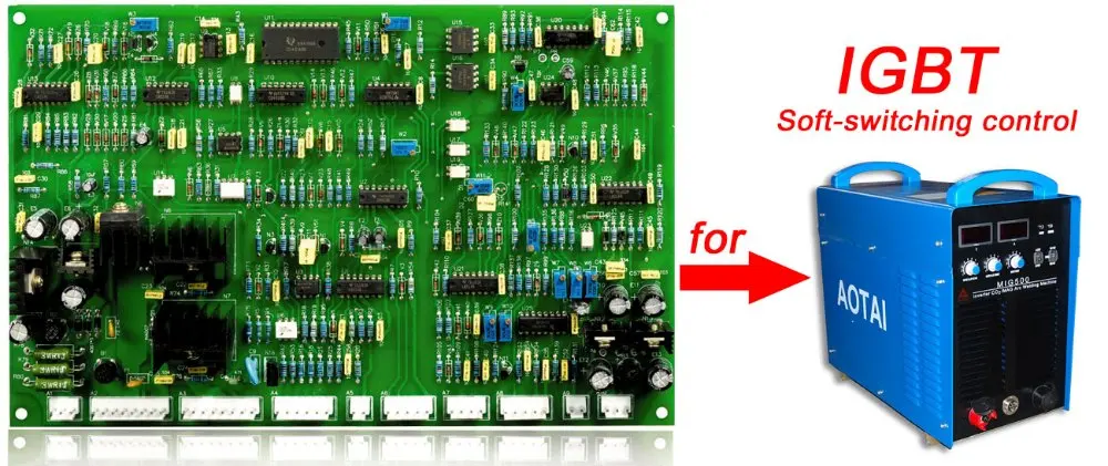  NBC 500 control board for co2 MIG IGBT Inverter DC Welding Machines by soft-switching control 350/5