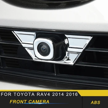 

For Toyota RAV4 2016 Car Styling Front Camera Webcam Cover Trim Frame Sticker Exterior Accessories