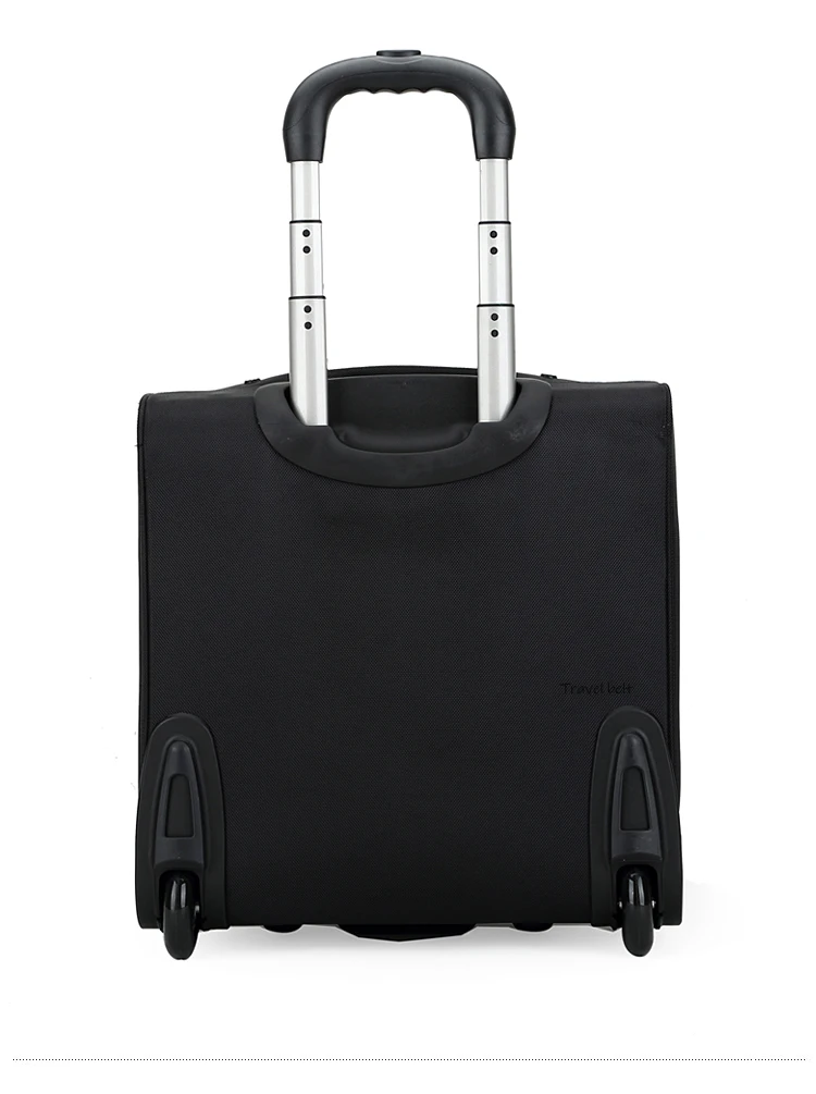 Оксфорд сумки на колёсиках Spinner 18 дюймов для мужчин чемодан в деловом стиле колёса бренд Carry On дорожные сумки тележка