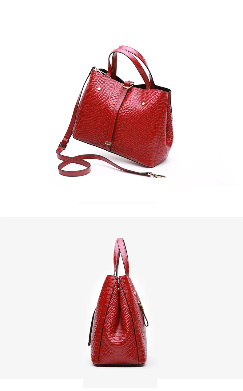 Women genuine leather handbag 15