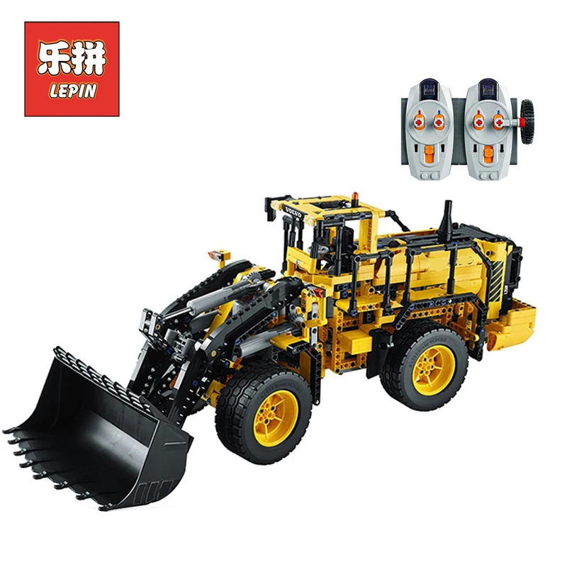 

LEPIN 20006 Technic series Volvo L350F wheel loader Model Building blocks Bricks Compatible LegoINGlys 42030 boy gift car Toys