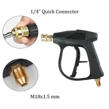 Пистолет для мойки автомобиля высокого давления с M18x1.5 мм резьбовым адаптером, Пистолеты для чистки автомобиля, водяной пистолет, инструменты для очистки