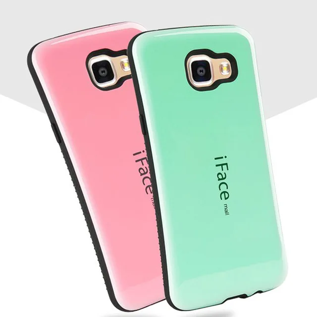 

Candy Color Korea Style Shock Absorbing iFace Case for Samsung A5 2016 TPU+PC Hard Case Silicone Cover for Samsung Galaxy A510