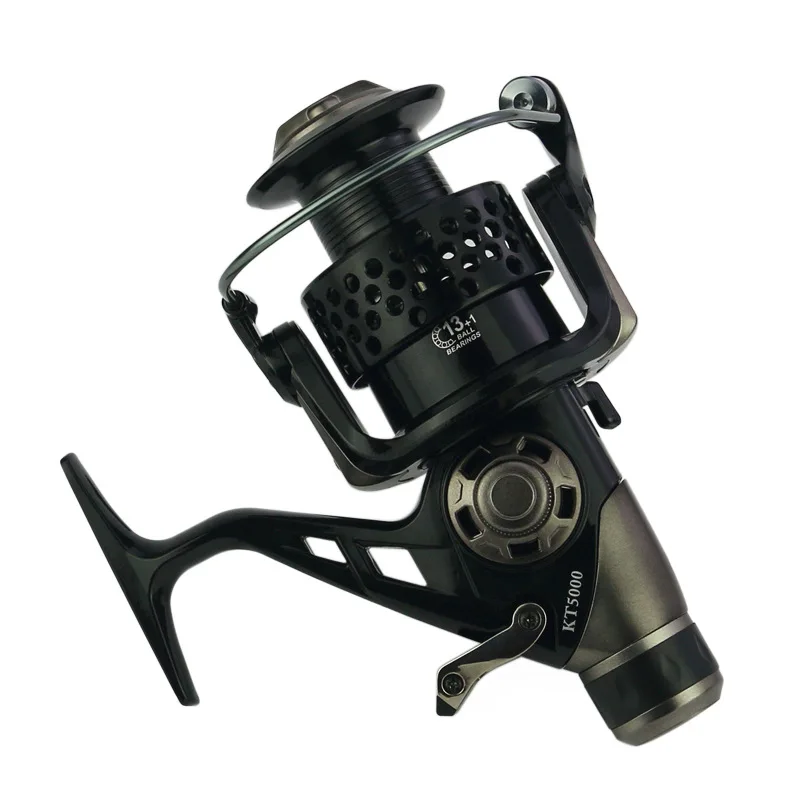 

Centron 13+1 Ball Bearings Carp Fishing Reel 9KG Max Drag Power 5.2:1/4.5:1 River Lake Spinning Reel