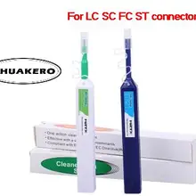 AB11C для LC/SC/FC/ST инструмент для чистки одним нажатием 1,25 мм и 2,5 мм универсальный разъем волоконно-оптическая чистящая ручка