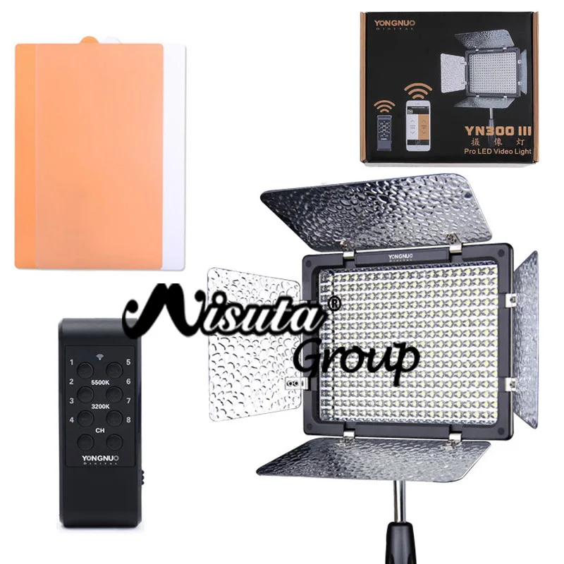 

Bi-Color YONGNUO YN300 III YN-300 III 3200K-5500K Pro LED Video Light for Sony Canon Nikon Camera Camcorder