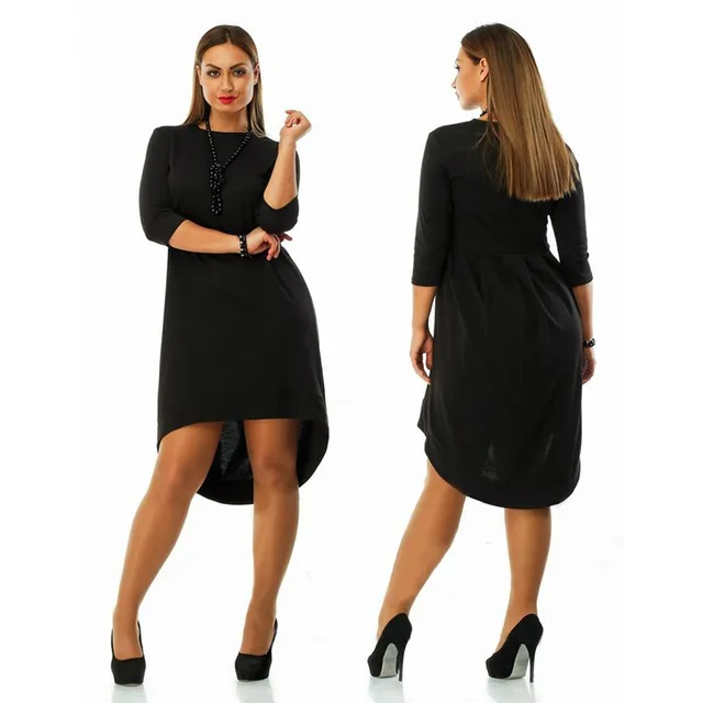 l 6xl 2016 women fashion plus size dress three quarter sleeve o neck aliexpress plus size dresses