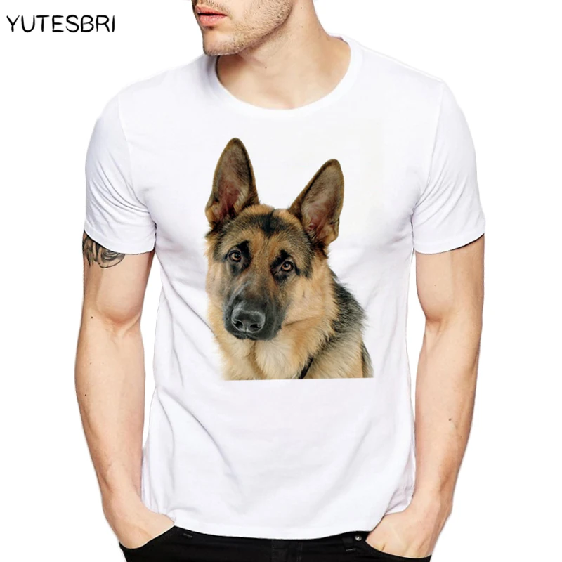 Summer Casual tshirt men police Dog T shirt High quality tee shirt 3D T