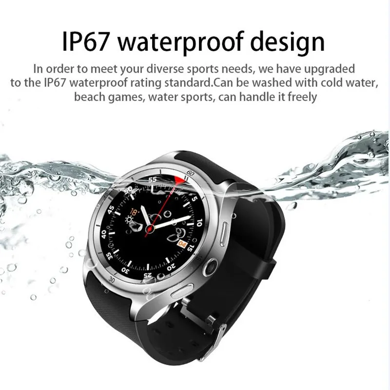 

3G smartwatch F10 Android 5.1 with heart rate monitor GPS wristwatch for men womne 3MP camera for ios Android phone montre