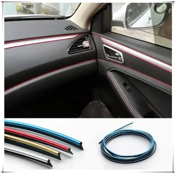 

5M Interior Sticker Decoration Strip Car Styling FOR hyundai solaris fiat 500 lifan x60 opel insignia volvo subaru Accessories