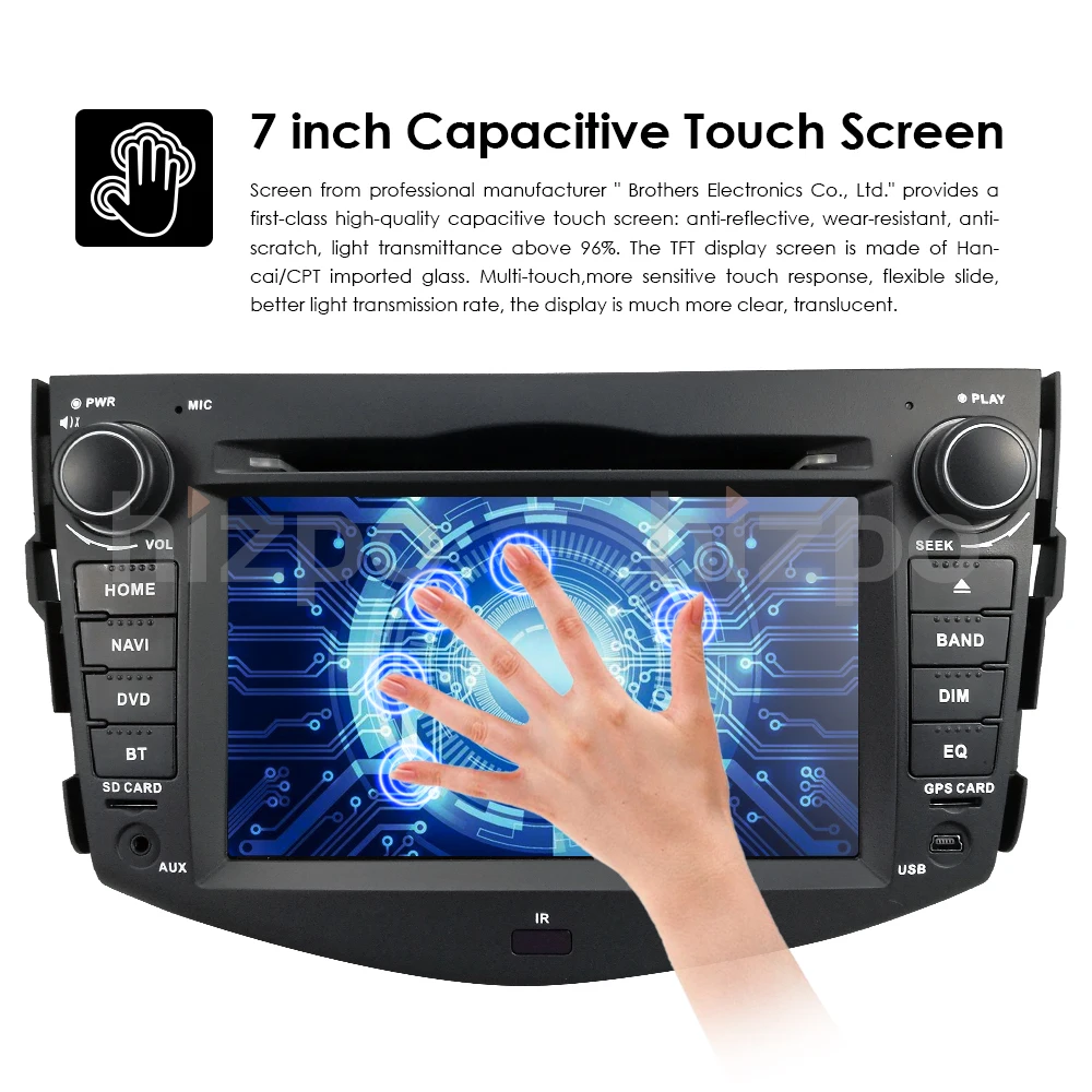 Top Hizpo AutoRadio 2din GPS  Car DVD Automotivo Multimedia Player For Toyota RAV 4 RAV4 2006 2007 2008 2009 2010 2011 2012Navi 12