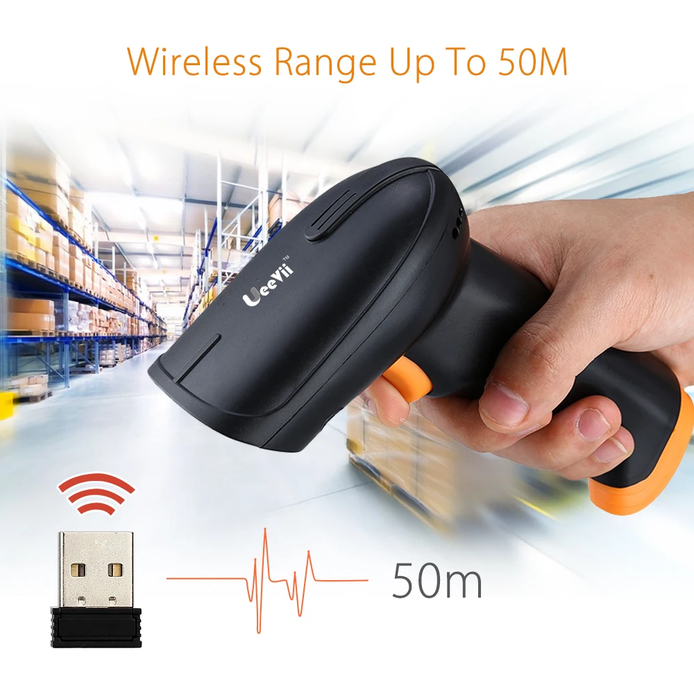 UEEVII S2 2 في 1 USB السلكية واللاسلكية ماسح الباركود 1D 2.4 جيجا هرتز W/2000 مللي أمبير بطارية 1D اللاسلكية الباركود ماسحة قارئ المحمولة UEEVII S2 2 في 1 USB السلكية واللاسلكية ماسح الباركود 1D 2.4 جيجا هرتز W/2000 مللي أمبير بطارية 1D اللاسلكية الباركود ماسحة قارئ المحمولة