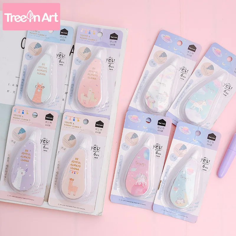 

Universal Unicorn Alpaca Series Practical Correction Tape Promotional Gift Stationery Student Prize School Office Supply