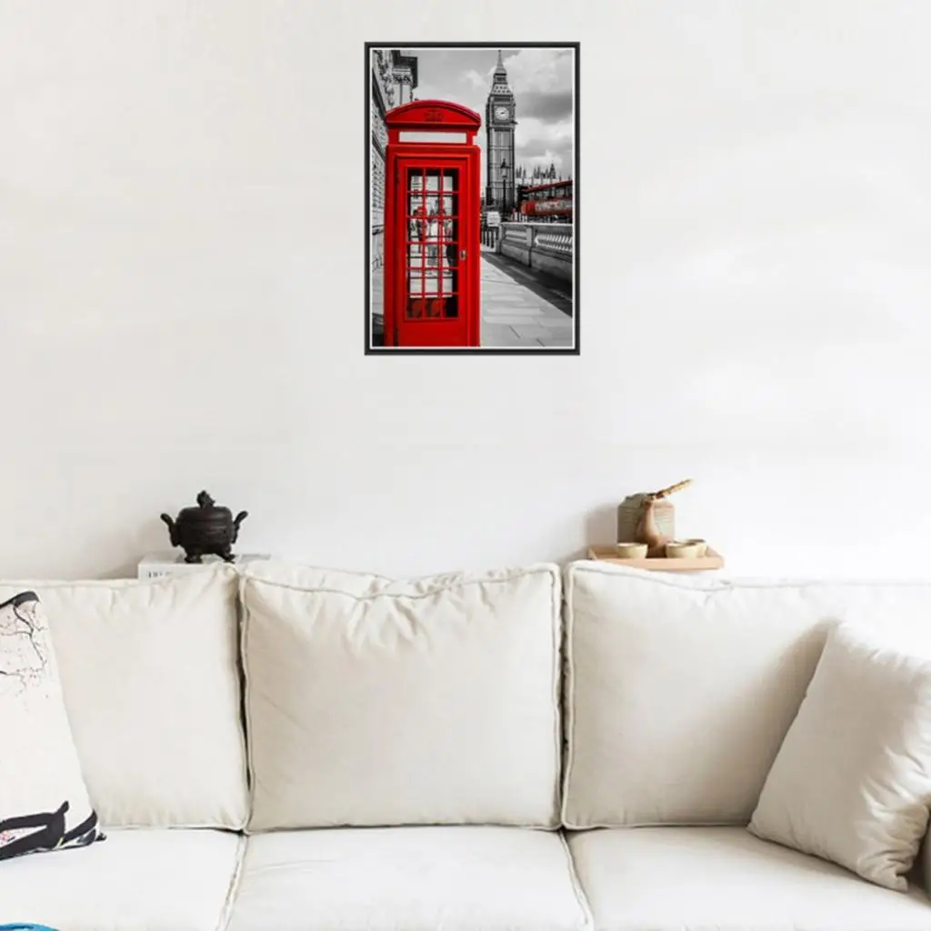 London Paris City DIY 5D Diamond Painting Embroidery DIY Paint By Number Kit Home Wall Decoration 