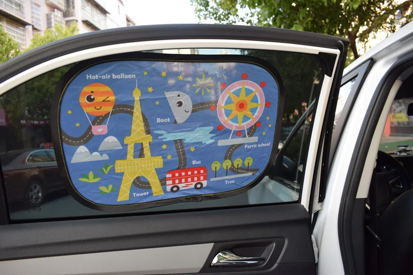 2 шт. универсальные защитные блоки для автомобильных окон|baby car sunshade|sun shade babybaby |