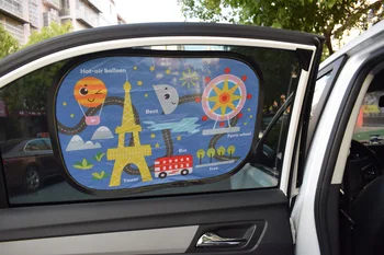 

2pcs Universal protect Car Window film Sun shades Baby Car Sunshades Blocks Harmful UV Rays Sun Glare Heat incar sun blocker