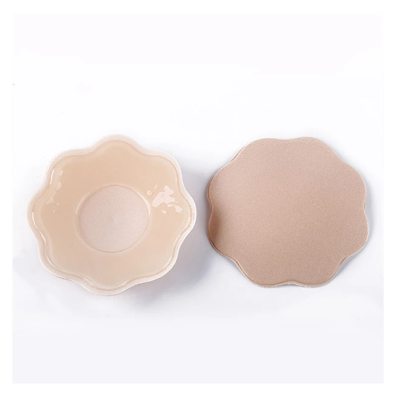 

2PCS Women Reusable Self Adhesive Bra Silicone Breast Petal Nipple Cover Pads Pasties Nipple Cover Bra Pad Skin Adhesive Party