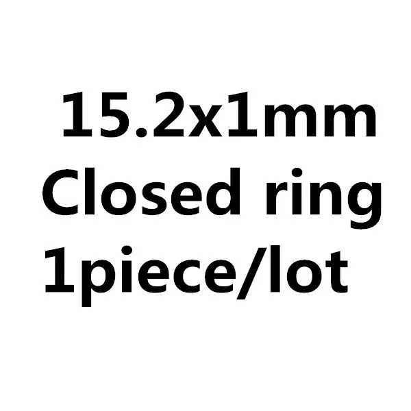 Позолоченные закрытые кольца, складывающееся кольцо, ювелирные аксессуары, самодельные ювелирные изделия J2237 - Цвет: 1piece