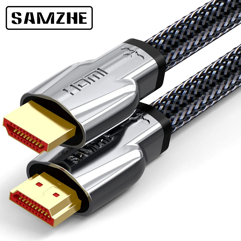 SAMZHE 4K @ 60Hz HDMI 2.0 كابل HDMI كابل وصلة بينية مُتعددة الوسائط وعالية الوضوح إيثرنت كابل ل PS3 العارض شاشة كمبيوتر محمول ذات دقة عالية آبل كمبيوتر محمو... SAMZHE 4K @ 60Hz HDMI 2.0 كابل HDMI كابل وصلة بينية مُتعددة الوسائط وعالية الوضوح إيثرنت كابل ل PS3 العارض شاشة كمبيوتر محمول ذات دقة عالية آبل كمبيوتر محمو...