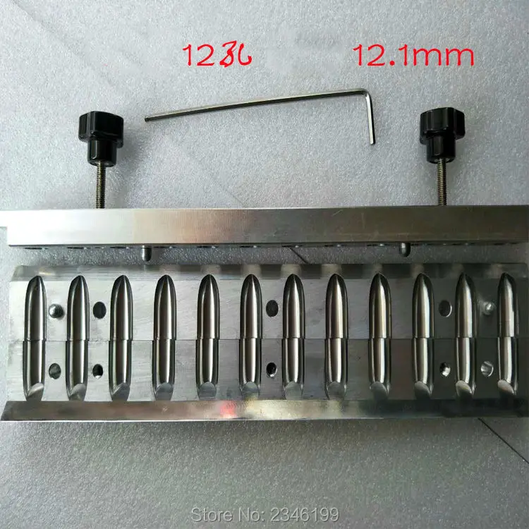 1 Набор алюминиевая Удобная форма для помады, 9 мм, 11,1 мм, 12,1 мм Форма для помады