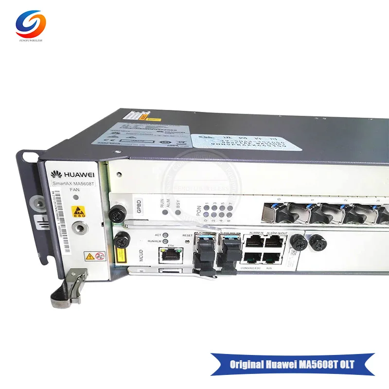 48 в 1" дюймовый OLT GPON OLT MA5608T DC, 1* MPWC линия питания Оптический Терминал, 1* MCUD 1G плата управления с 8 портами GPBD C