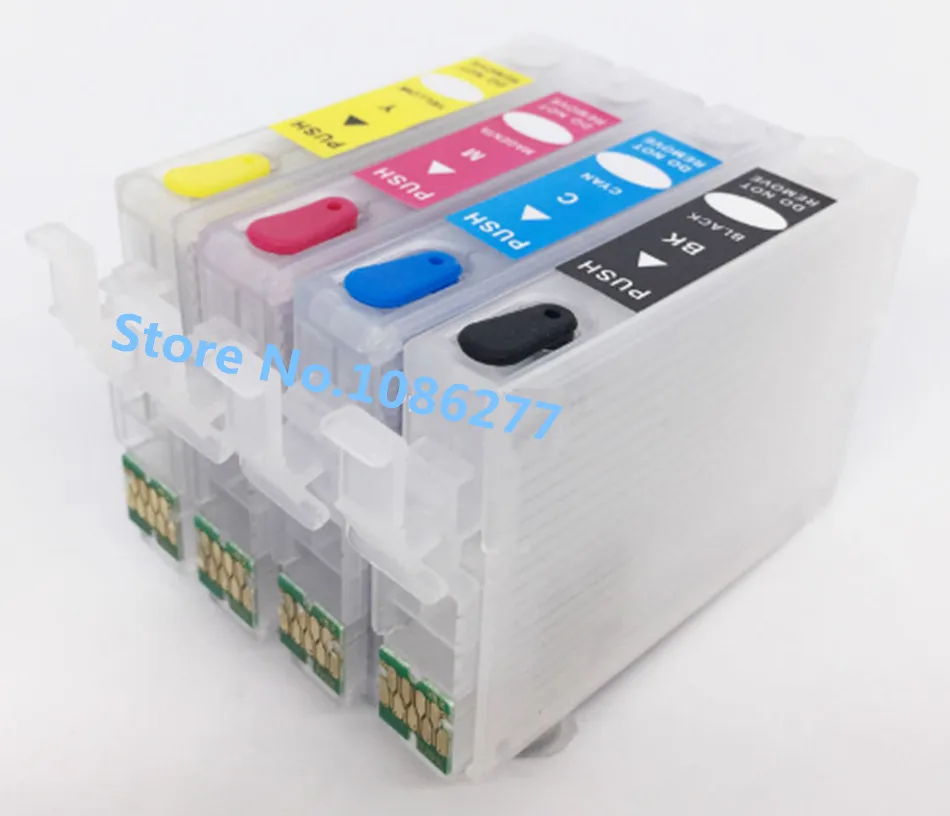 Refillable Cartridge for T2941 to T2944 With Chip For Epson WorkForce