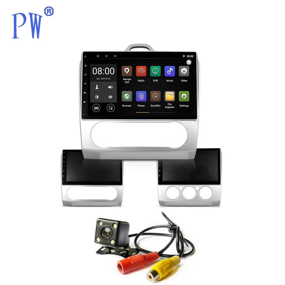

Android 7.1/8.0 Car GPS Radio Stereo Navi for Ford Focus 2004-2011 Multimedia Player Manual/Auto Head Unit Navigation Wifi BT
