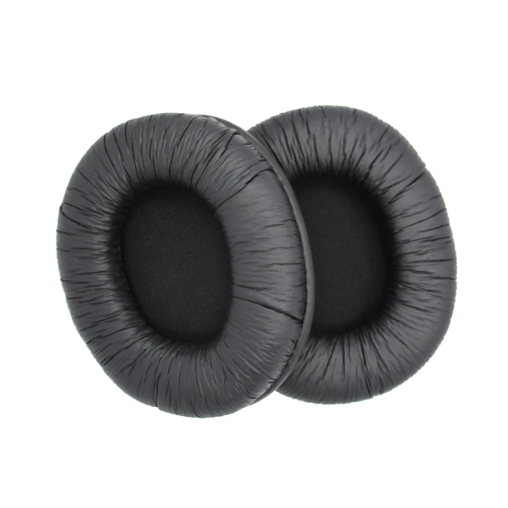 Earpads Replacement Ear Pads Cushions For Sony MDR-7506 MDR-V6 V6 MIC BLK Headset high quality soft Protein skin Good vioce