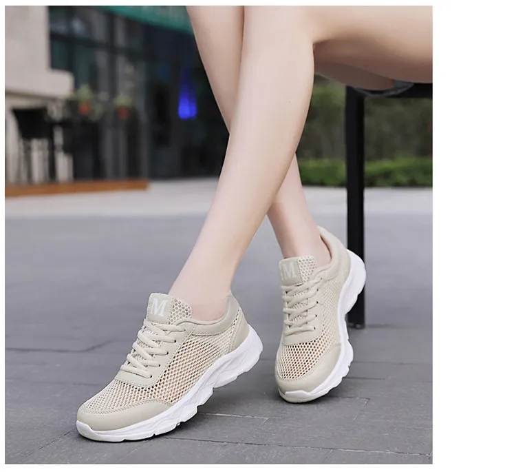 QJ 916-2019 Breathable Women Summer Shoes Mesh Woman Sneakers-9