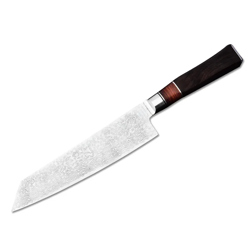 

Damascus Steel Kitchen Knife With Wood Handle VG10 Damascus Steel Santoku Chopping Chef Slicing Damascus Knives