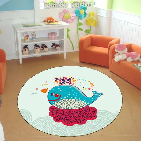 

Carpet home Textile round rugs and carpets for living room tapetes de quarto round funny doormat tapis chambre tapete infantil
