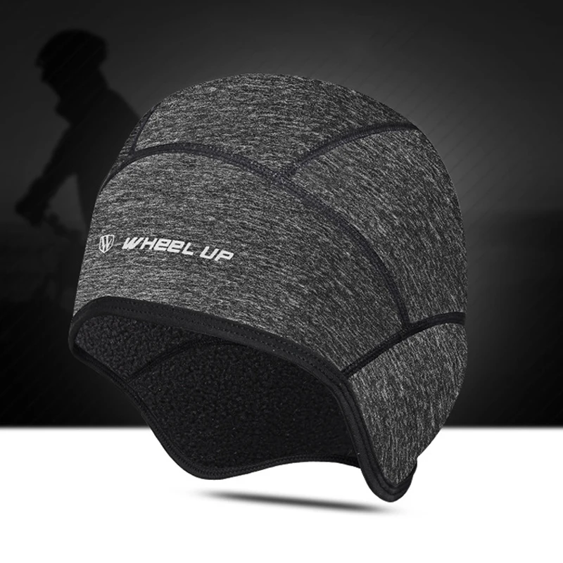 

Winter Outdoor Sports Cycling Caps Men Fleece Hat Bicycle Snowboard Warmer Caps Riding Running Windproof Headband Ear Protection