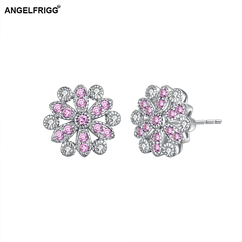 ANGELFRIGG 2019 Новый дизайн женские серьги с AAA кубическим Цирконом для женщин