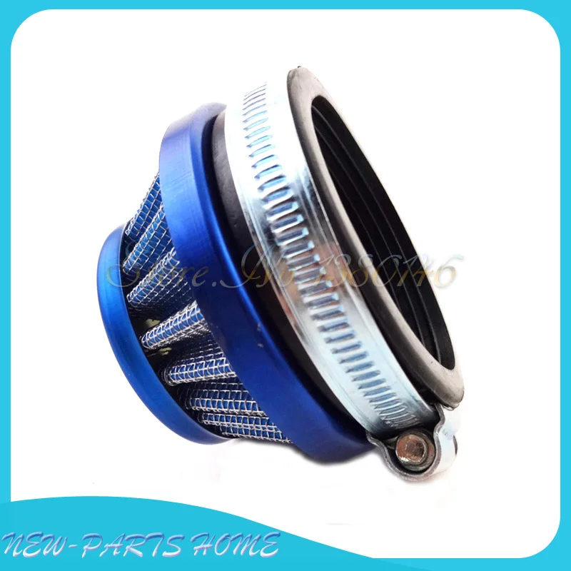 Performance Blue 58mm Air Filter For Gas Motorized Mini ATV Dirt Pocket