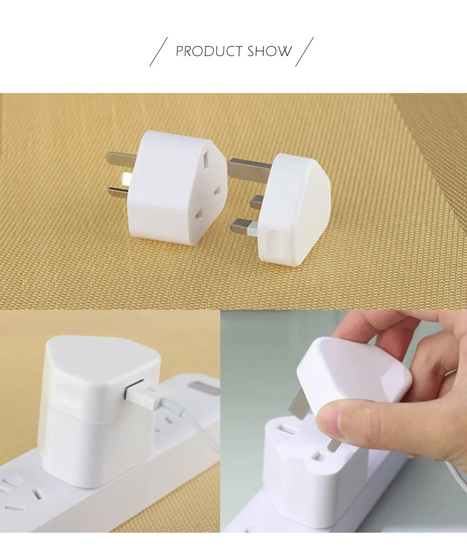 New UK TO AU Plug Travel Adaptor 3 pin AU Converter UK to AU Plug Charger For Australia New Zealand For Mobile Cell Phone Tablet (6)