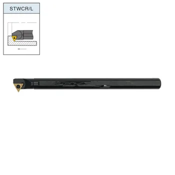 

1pc S08K-STWCL09 Internal Turning Holder CNC Lathe Cutting Arbor Clamped Cutter For TC.... Insert