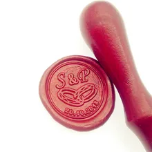 Кольцо Дизайн Двойная Начальная женская заколка для волос именная коробка набор именной, буква/уплотнение воск/Свадебный Воск печать штамп золото на заказ