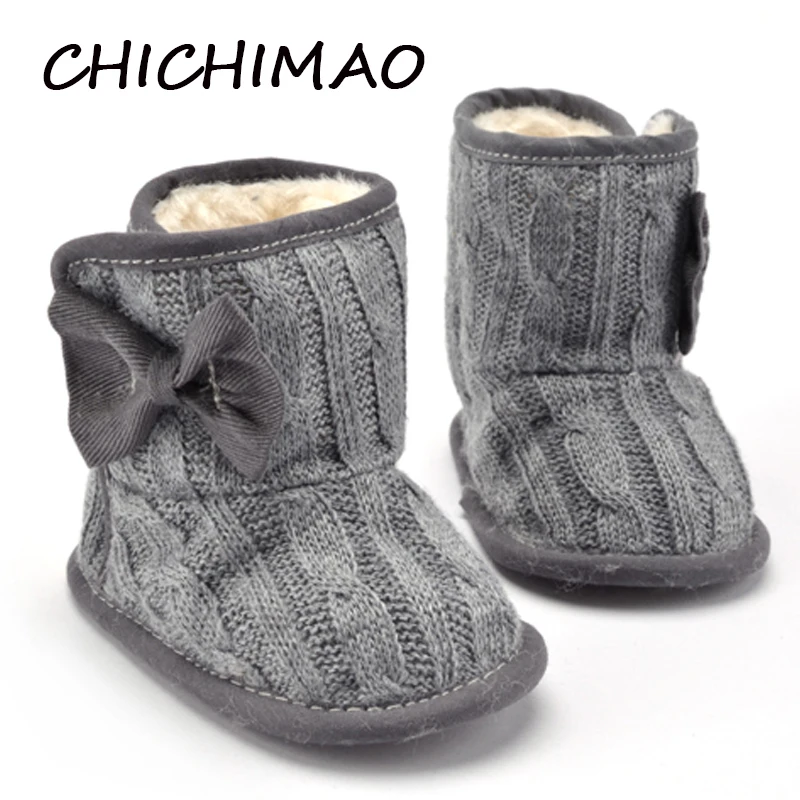 

Baby Shoes Winter Warm Newborn Boys Girls Frist Walkers Infant Autumn Warm Winter Anti-slip Soft Sole Todder Shoes 0-18 M