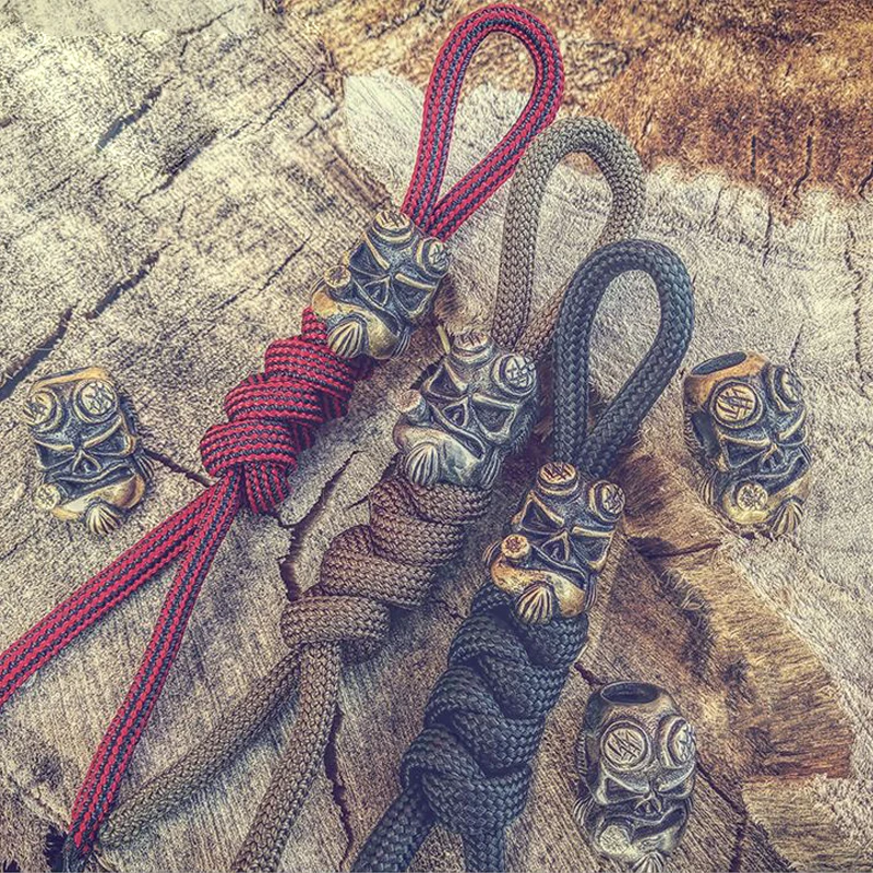 EDC латунный тибетский серебряный подвесной нож Hellboy подвеска веревка ручной