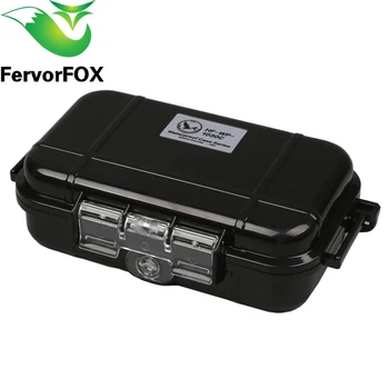 

Outdoor Travel Plastic Shockproof Waterproof Box Storage Case Enclosure Airtight Survival Container EDC Camping Shockproof Box