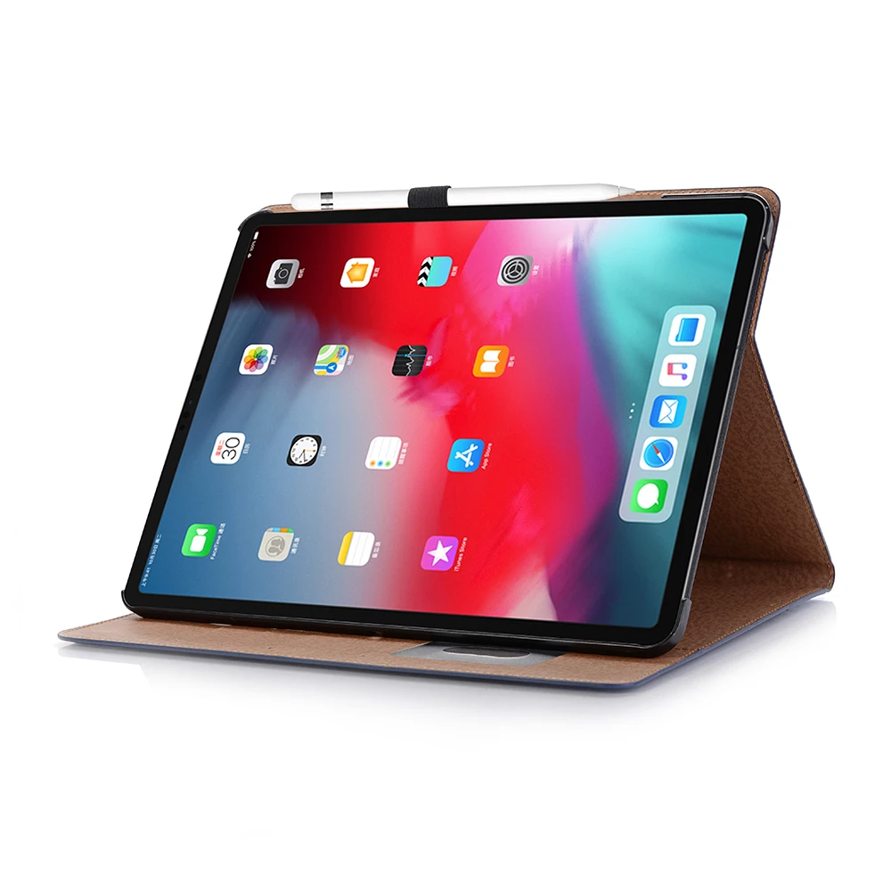 Ретро Кожаный смарт-чехол для Apple iPad Pro 11 11,0 a1980a2013 A1934 a79. Авто бодрствующий умный чехол для сна