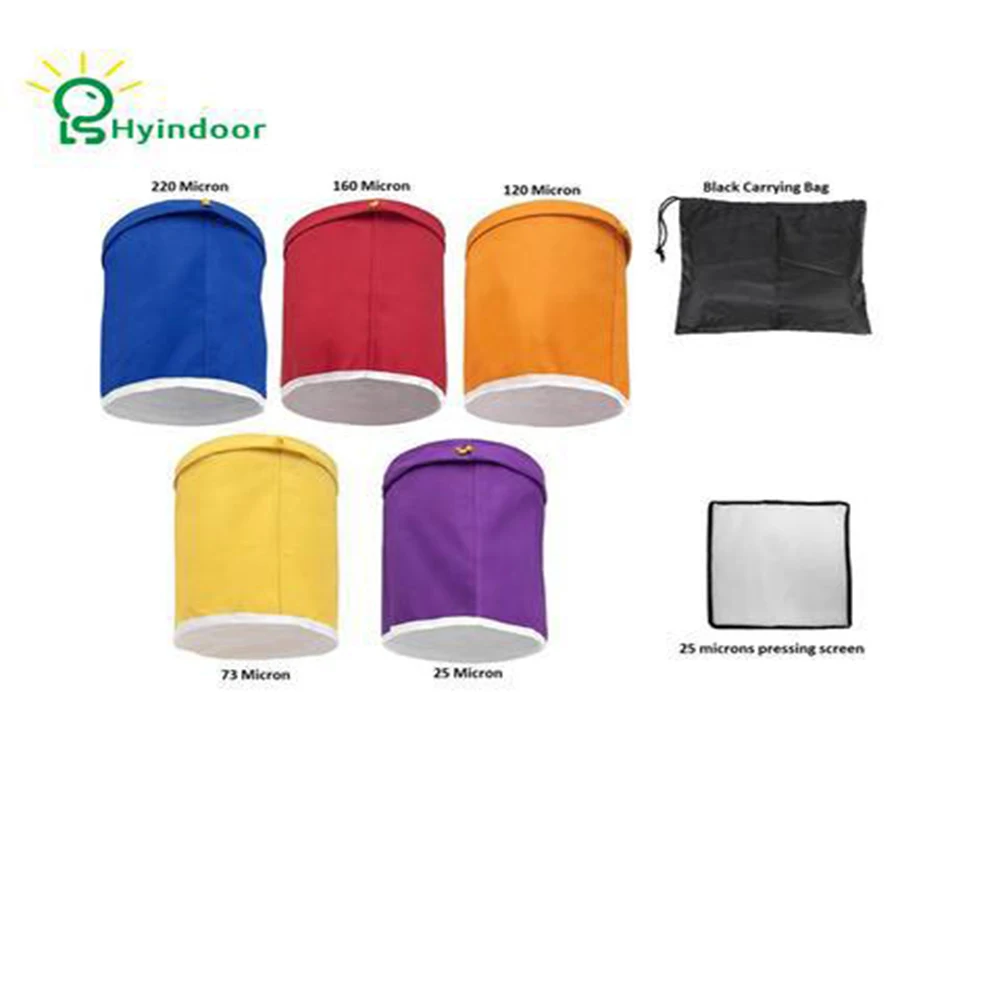 

Hyindoor free shipping 5 Gallon 5 bags Herbal Extracts Bubble bag