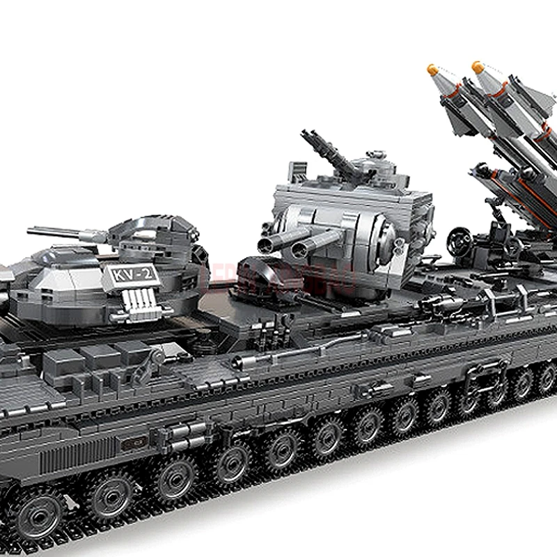 Набор с резервуаром для KV 2 XingBao 06006 творческие военные наборы MOC Обучающие блоки