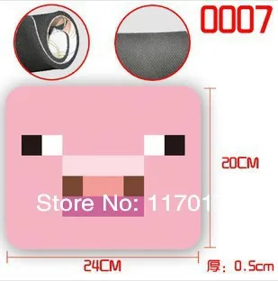 Free Shipping 10pcs Lot Minecraft Enderman Computer Mouse Pad