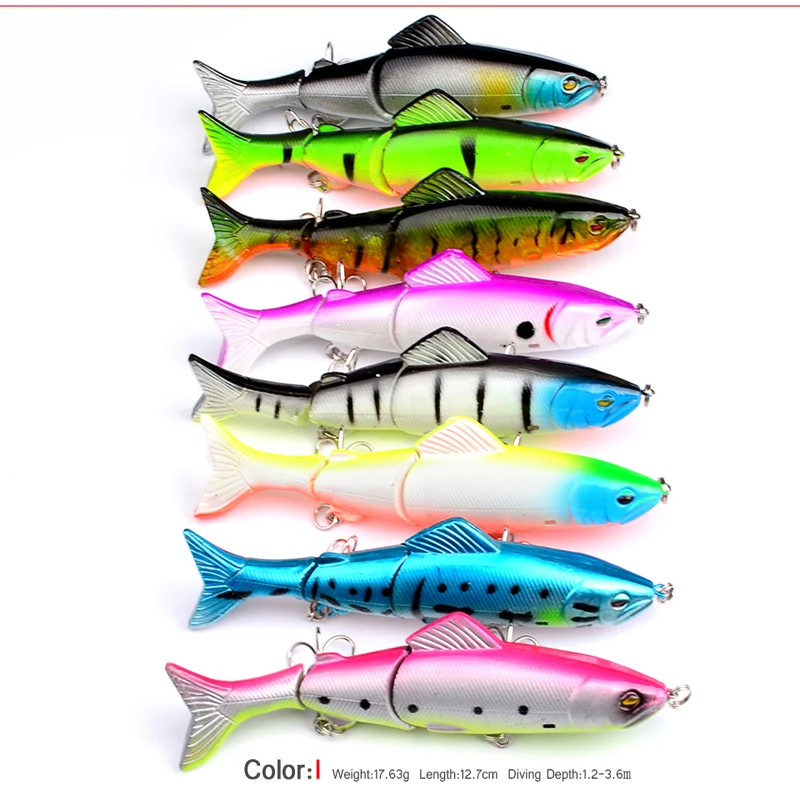 

5 "-12.7cm / 17.36g-0.612 oz Fishing Bait Hook Equipment Imitation Of Biological Bait With Two Hooks