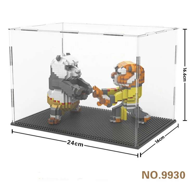 LOZ Diamond Blocks Big Size Displace case DIY Building Toys Anime Auction Figures Juguetes Large size Show box Kids Gifts 9930 | Игрушки и