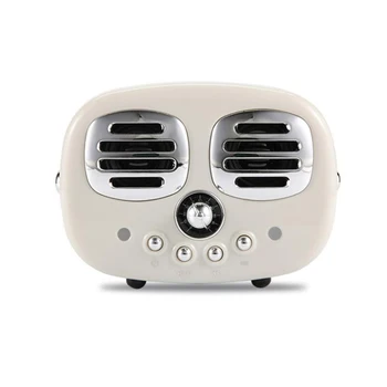 

Retro Double Speaker Bluetooth Audio Home Subwoofer Wireless U Disk Card Speaker Support Call Function Valentine's Day Gifts