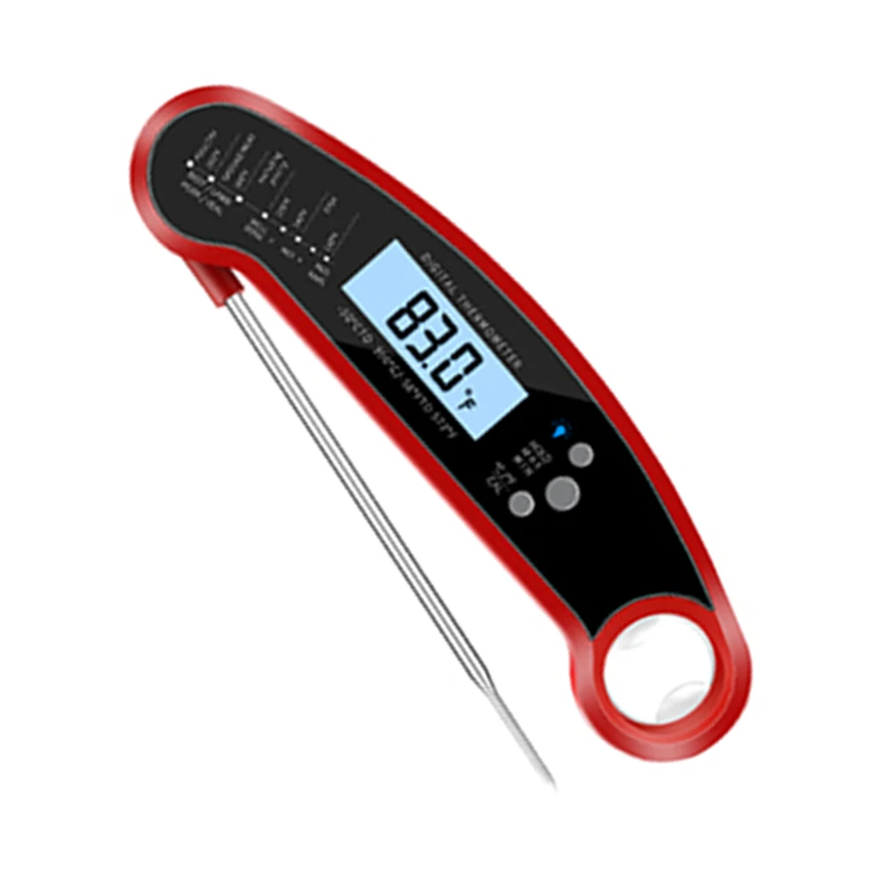 Waterproof Digital Probe Meat Thermometer Kitchen Cooking BBQ Food