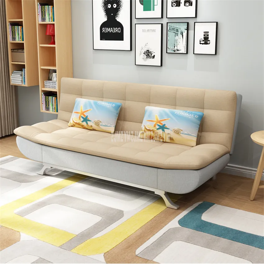 Современная мода складной диван-кровать мебель для дома двойная человек квартира Многофункциональная спальня ленивый диван моющийся